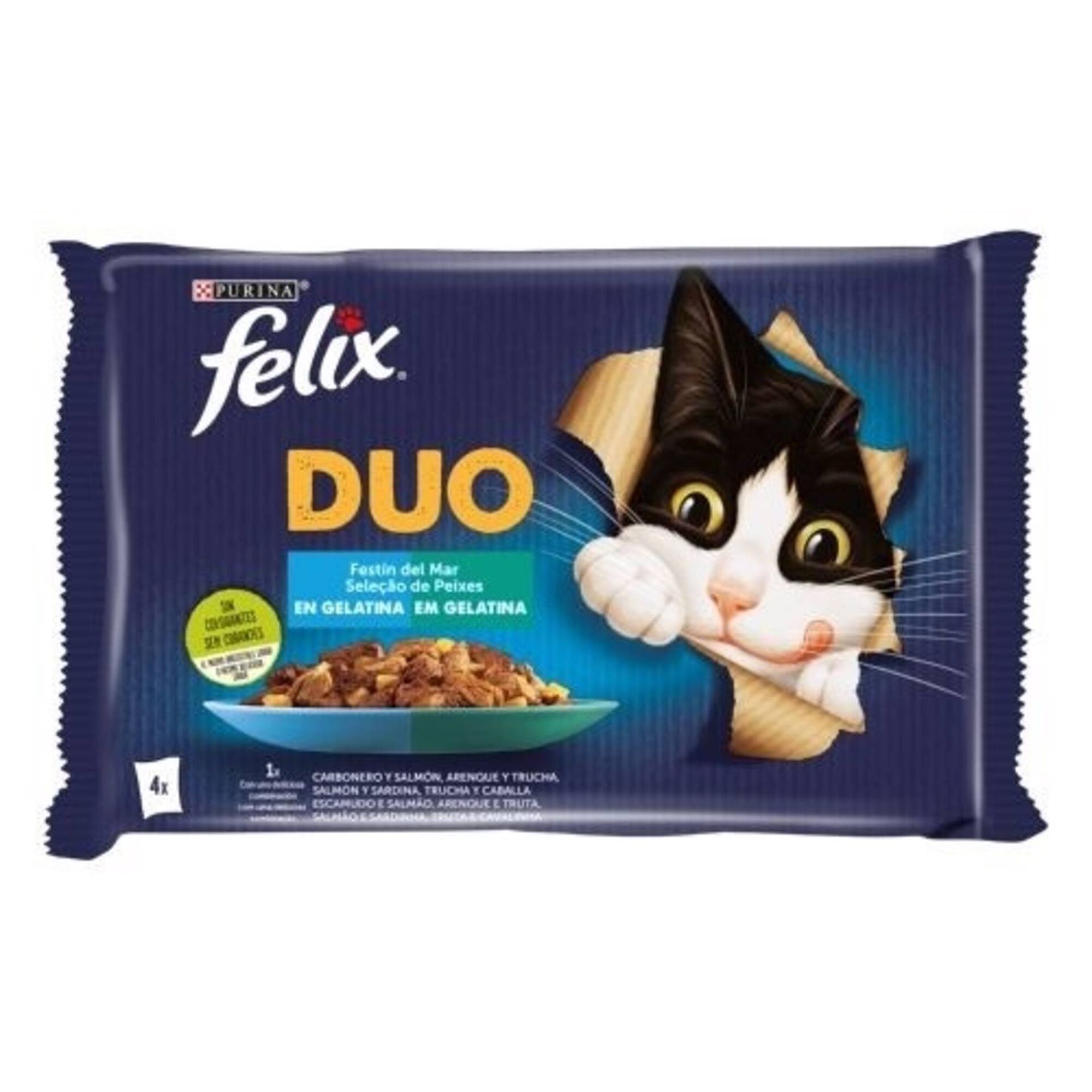 Alimento Humido p/ Gatos Adulto Duo Peixe