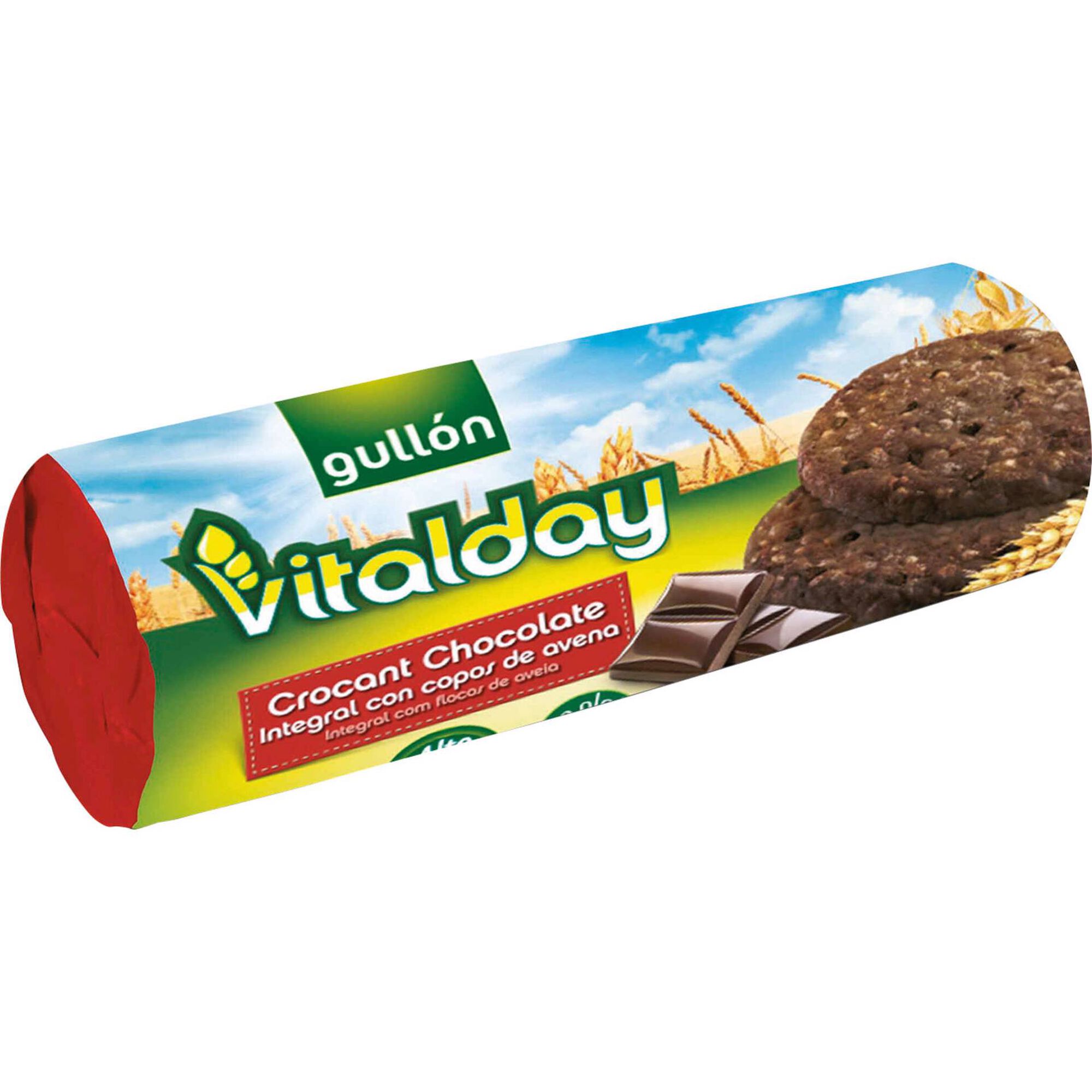 Bolachas Vitalday Cereais e Chocolate Crocantes