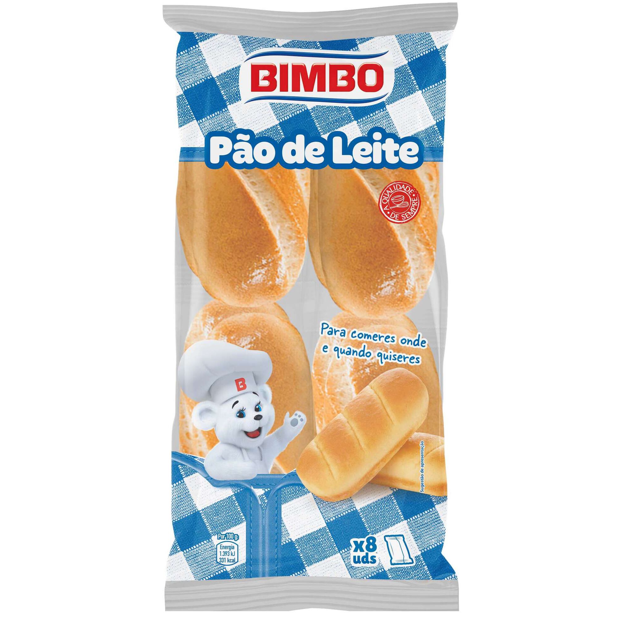 Bimbo Pão de Leite emb. 280 gr (8 un)