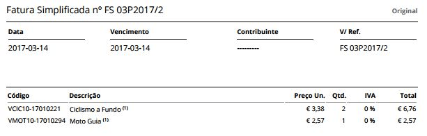 O que é uma Fatura Simplificada?
