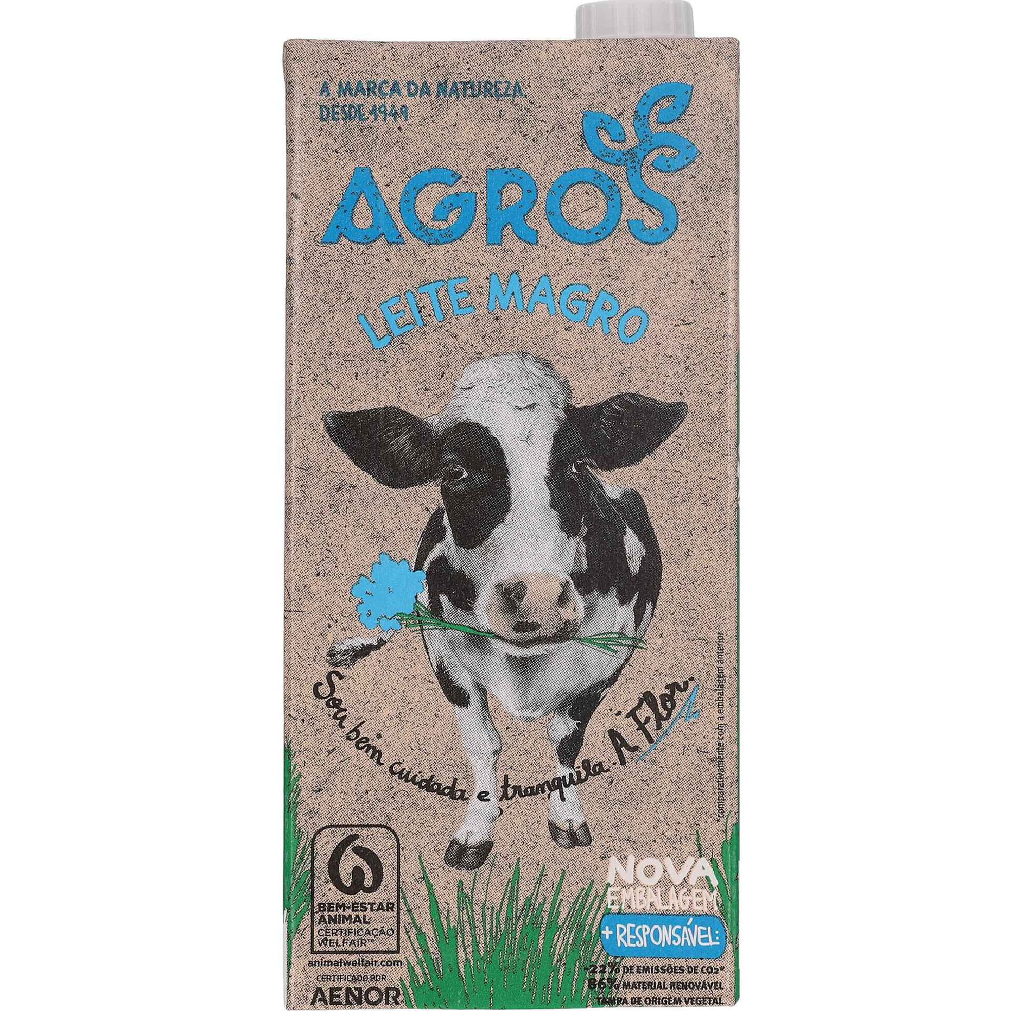 Leite Magro UHT Agros