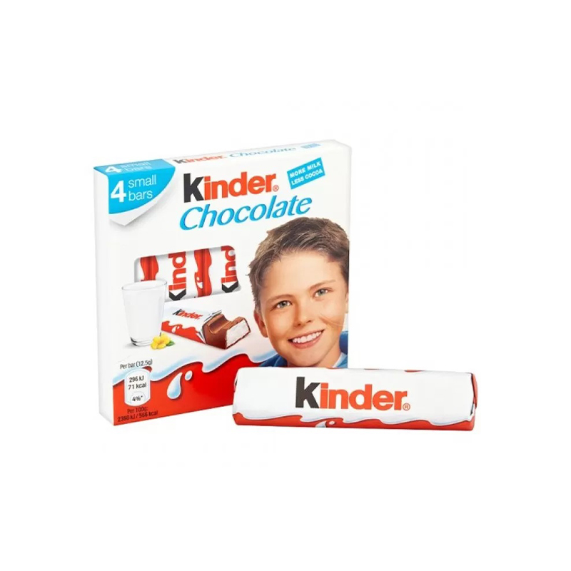 Barrinhas de Chocolate de Leite Kinder