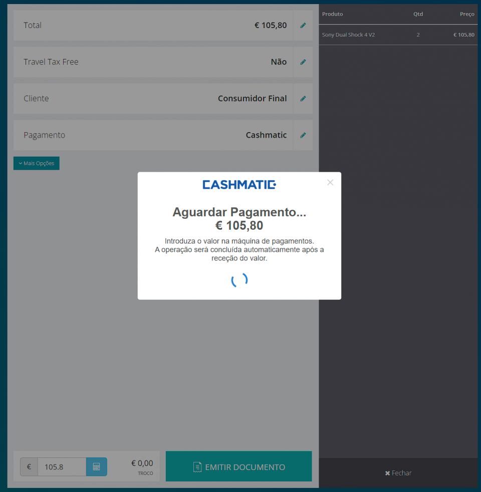 Cashmatic - popup POS