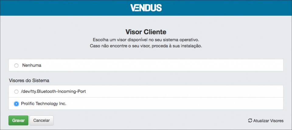 Instalar Visor - Vendus Dispositivos
